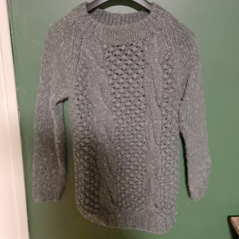 Gray sweater